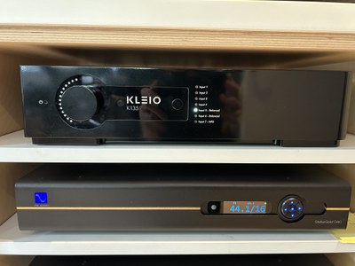 Also the K135 Integrated playing with the new PS Audio Stellar Gold Dac