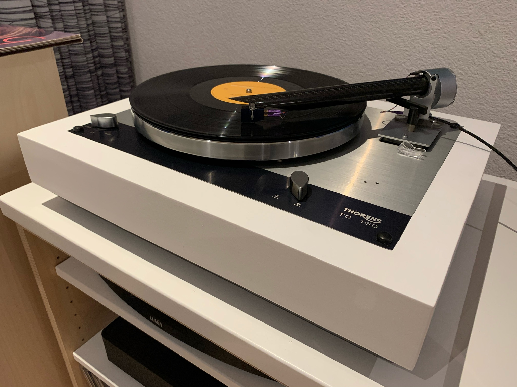 The Wand tonearm on a Thorens TD160.jpeg